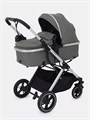 Коляска-трансформер 3 в 1 Mowbaby Jasper Silver green 4670078653482