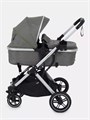 Коляска-трансформер 3 в 1 Mowbaby Jasper Silver green 4670078653482
