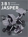 Коляска-трансформер 3 в 1 Mowbaby Jasper Silver grey 4670078653499