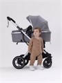 Коляска-трансформер 3 в 1 Mowbaby Jasper Silver grey 4670078653499