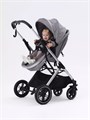 Коляска-трансформер 3 в 1 Mowbaby Jasper Silver grey 4670078653499