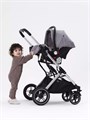 Коляска-трансформер 3 в 1 Mowbaby Jasper Silver grey 4670078653499