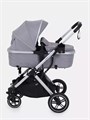 Коляска-трансформер 3 в 1 Mowbaby Jasper Silver grey 4670078653499