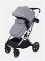Коляска-трансформер 3 в 1 Mowbaby Jasper Silver grey 4670078653499