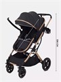 Коляска-трансформер 3 в 1 Mowbaby Jasper Gold black 4670078653475