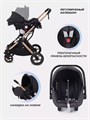 Коляска-трансформер 3 в 1 Mowbaby Jasper Gold black 4670078653475