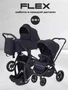 Коляска 3 в 1 Rant Flex 2025 RA077 Black 4670078652881