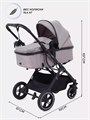 Коляска-трансформер 3 в 1 Mowbaby Jasper Beige 4670078666178