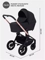 Коляска 3 в 1 Mowbaby Zoom Gold 2025 black 4670078666185