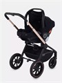 Коляска 3 в 1 Mowbaby Zoom Gold 2025 black 4670078666185