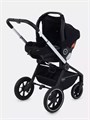 Коляска 3 в 1 Mowbaby Zoom Silver 2025 black 4670078666192
