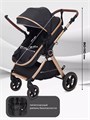 Коляска-трансформер Rant Basic Roller Gold 2024 Black 4670078653376