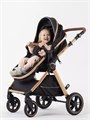 Коляска-трансформер Rant Basic Roller Gold 2024 Black 4670078653376