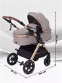 Коляска-трансформер Rant Basic Roller Gold 2024 Beige 4670078653383