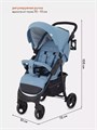 Коляска прогулочная Mowbaby Cross 2024 blue 4670078641663