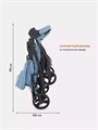 Коляска прогулочная Mowbaby Cross 2024 blue 4670078641663