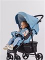 Коляска прогулочная Mowbaby Cross 2024 blue 4670078641663