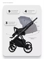 Коляска 3 в 1 Riko Basic Montana X 52 Grey 5907729455720