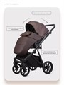 Коляска 3 в 1 Riko Basic Montana X Plus 44 Brown 5907729455829