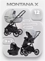Коляска 3 в 1 Riko Basic Montana X 04 графит 5907729455911