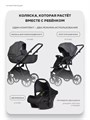 Коляска 3 в 1 Riko Basic Montana X 53 Dark grey 5907729455737