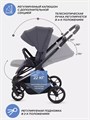 Коляска прогулочная Mowbaby Finch Graphite 4670078656933