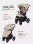 Коляска прогулочная Rant Caspia 2.0 Beige 4670078629906