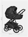 Коляска 2 в 1 Riko Basic Montana Ecco 12 black 5907729451906