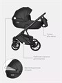 Коляска 2 в 1 Riko Basic Montana Ecco 12 black 5907729451906
