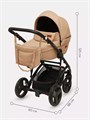 Коляска 2 в 1 Riko Basic Aicon Ecco 04 бежевый 5901583376566