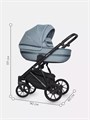 Коляска 2 в 1 Riko Basic Delta 02 ocean 5907729452323