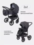 Коляска 2 в 1 Rant Patio Graphite 5903990640285
