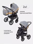 Коляска 2 в 1 Rant Patio Grey/yellow 5903990640247