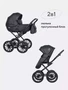 Коляска 2 в 1 Riko Basic Montana Ecco Prestige 12 Black 5907729452965