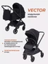 Коляска 2 в 1 Rant Vector Black 4670078644343