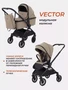 Коляска 2 в 1 Rant Vector Latte 4670078644374