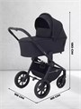 Коляска 2 в 1 Rant Flex 2025 RA076 Black 4670078653079