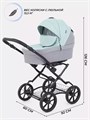 Коляска 2 в 1 Rant Dream Classic 2024 10 серый-ментоловый 5903990642227