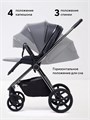 Коляска 2 в 1 Rant Teo Black Chrome Graphite 25999