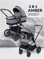 Коляска 2 в 1 Mowbaby Amber Grey 4670078656155