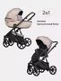 Коляска 2 в 1 Riko Basic Montana Plus 42 Beige 5907729454839