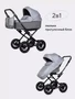 Коляска 2 в 1 Riko Basic Bella Classic 2025 01 серый-графит 5907729455294