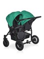 Коляска для двойни 2 в 1 Riko Basic Saxo 01 бирюзовый-черный 5907729455058