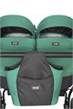 Коляска для двойни 2 в 1 Riko Basic Saxo 01 бирюзовый-черный 5907729455058