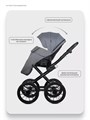 Коляска 2 в 1 Riko Basic Montana X Prestige 52 Grey 5907729455423