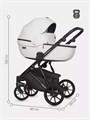 Коляска 3 в 1 Riko Basic Montana Ecco 11 white 5907729452019