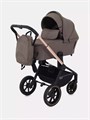 Коляска 3 в 1 Mowbaby Zoom PU gold cacao brown 4670078647634