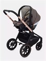 Коляска 3 в 1 Mowbaby Zoom PU gold cacao brown 4670078647634