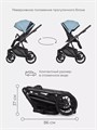Коляска 3 в 1 Riko Basic Montana Ecco 16 Blue 5907729453146