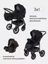 Коляска 3 в 1 Rant Patio Black 5903990641121